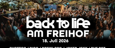 Event-Image for 'Back to life AM FREIHOF / DAYRAVE / GOSSAU'