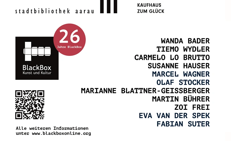 Event-Image for 'BlackBox Kunstst&uuml;cke Zyklus Drei'