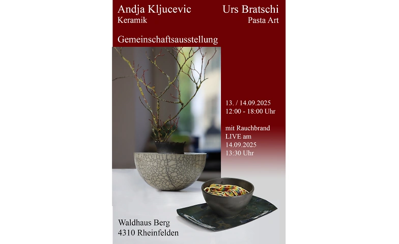 Event-Image for 'Doppelausstellung von Andja Kljucevic  und Urs Bratschi'