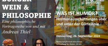 Event-Image for 'BURGER WEIN & PHILOSOPHIE: WAS IST HUMOR?'