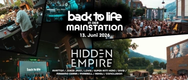Event-Image for 'Back to life IN DER MAINSTATION / DAYRAVE / CHUR'