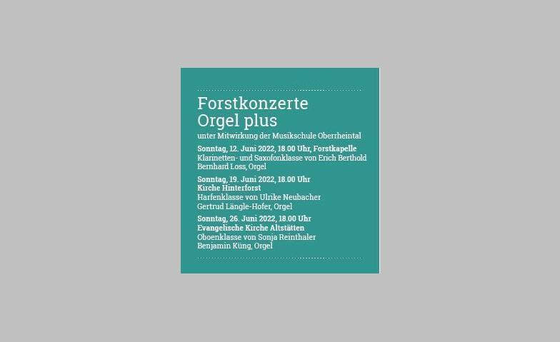 Forstkonzert Orgel plus Volkshaus Zürich, Zürich Tickets