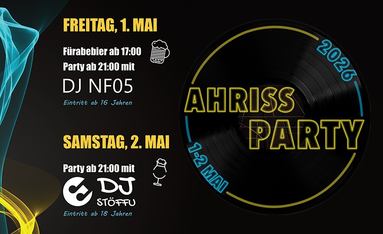 Ahrissparty Biglen Billets