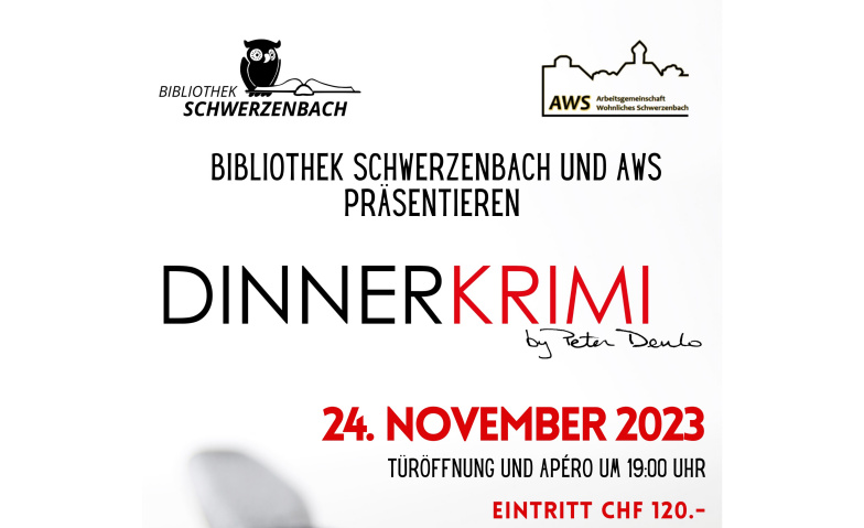 DinnerKrimi Chimlisaal, Bahnstrasse 18, 8603 Schwerzenbach Tickets