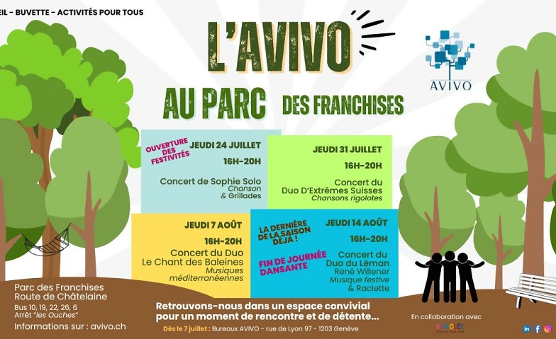 Event-Image for 'Les jeudis ensoleillés de l'AVIVO'