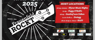 Event-Image for 'Frauenfeld ROCKT 2025 - Contest 3 im Gasthof zum Falken'