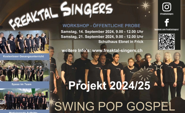 Event-Image for 'Freaktal Singers - Projekt 2024/25 - Workshop'