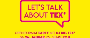 Event-Image for 'Let's talk about Tex'