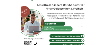 Event-Image for 'Wie geht stress-frei ?!  6-teilige Online-Masterclass'