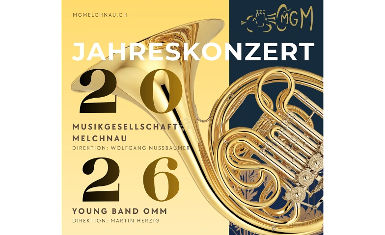 Jahreskonzerte 2026 Musikgesellschaft Melchnau Tickets