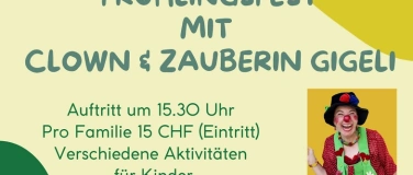 Event-Image for 'Fr&uuml;hlingsfest mit Clown und Zauberin Gigeli'