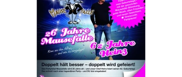 Event-Image for 'MAUSEFALLE - HEINZ BIRTHDAY'