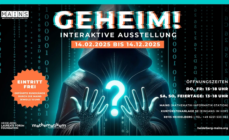 Ausstellung "Geheim! Warum wir Geheimnisse brauchen" Billets