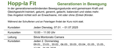 Event-Image for 'Generationenverbindendes Bewegungstraining'