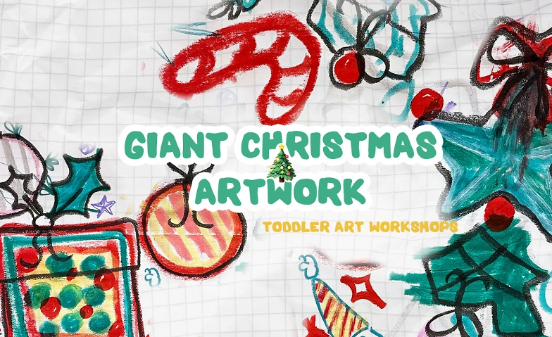 Event-Image for 'Toddler art workshop (1,5-4yo) - GIANT CHRISTMAS ARTWORK'