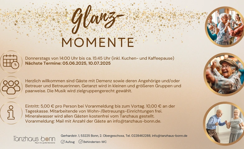 Glanzmomente f&uuml;r Menschen mit (und ohne) Demenz Tickets
