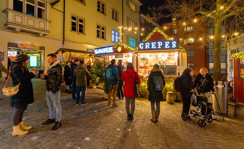 Weihnachtsmarkt D&ouml;rfli 2025 im Niederdorf Z&uuml;rich Tickets