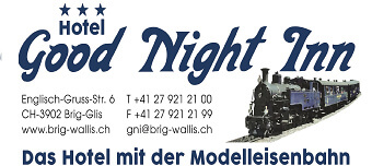 Organisateur de Hotel Good Night Inn Lötschberg und Furka Modelleisenbahnen