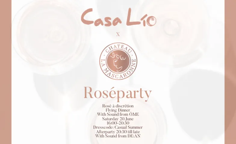 Event-Image for 'Ros&eacute;party  Casa L&iacute;o x La Mascaronne'