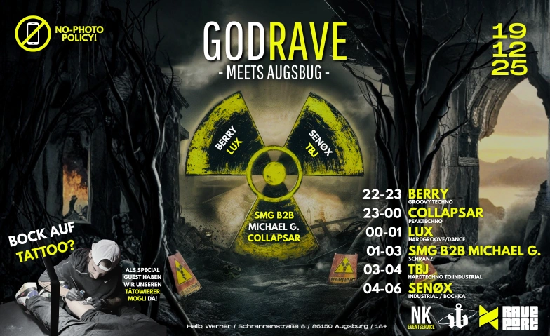 GODRAVE meets AUGSBURG HalloWerner, Schrannenstraße 8, 86150 Augsburg Tickets