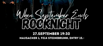 Organisateur de When September Ends Rocknigh