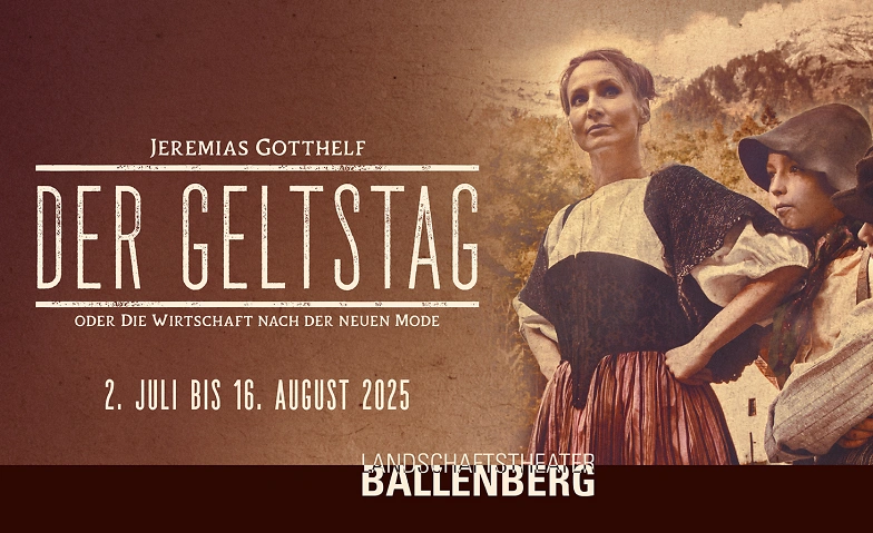 Der Geltstag nach Jeremias Gotthelf Billets