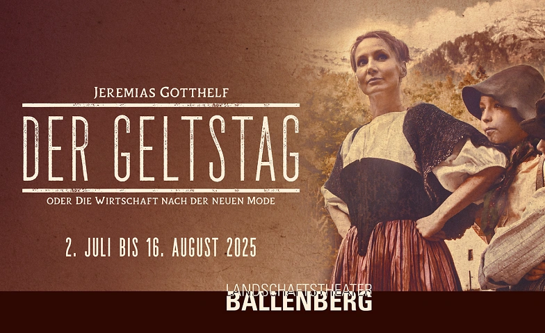 Der Geltstag nach Jeremias Gotthelf Billets