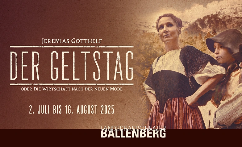 Der Geltstag nach Jeremias Gotthelf Billets