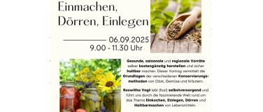Event-Image for 'Obst und Gemüse haltbar machen'
