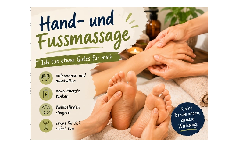 Event-Image for 'Hand- und Fussmassage - ich tue etwas Gutes f&uuml;r mich'