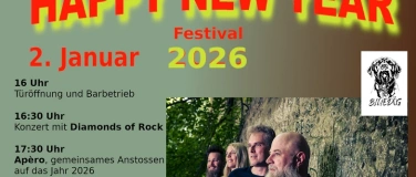 Event-Image for 'Happy New Year Festival mit Diamonds of Rock & Blued&ouml;g'