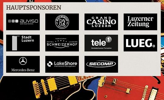 Sponsoring-Logo von 29. Lucerne Blues Festival 2024 - Donnerstag Event