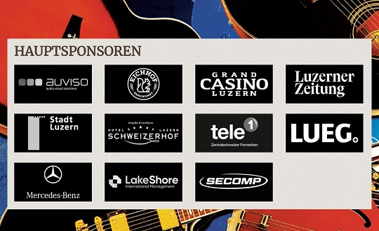 Sponsoring logo of 29. Lucerne Blues Festival 2024 - Samstag event