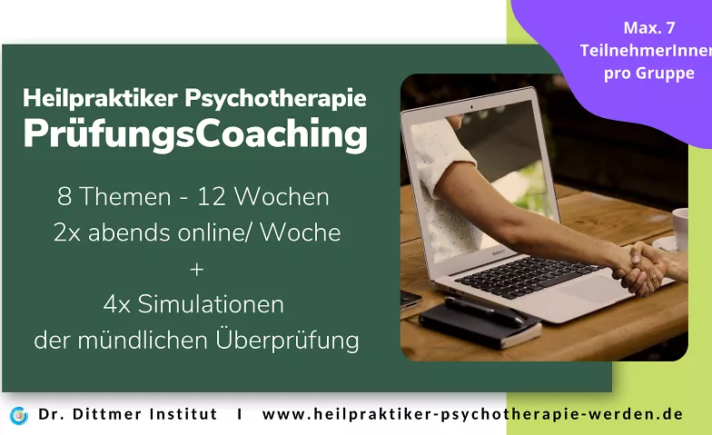 PrüfungsCoaching intensiv Heilpraktiker Psychotherapie Online-Event Billets