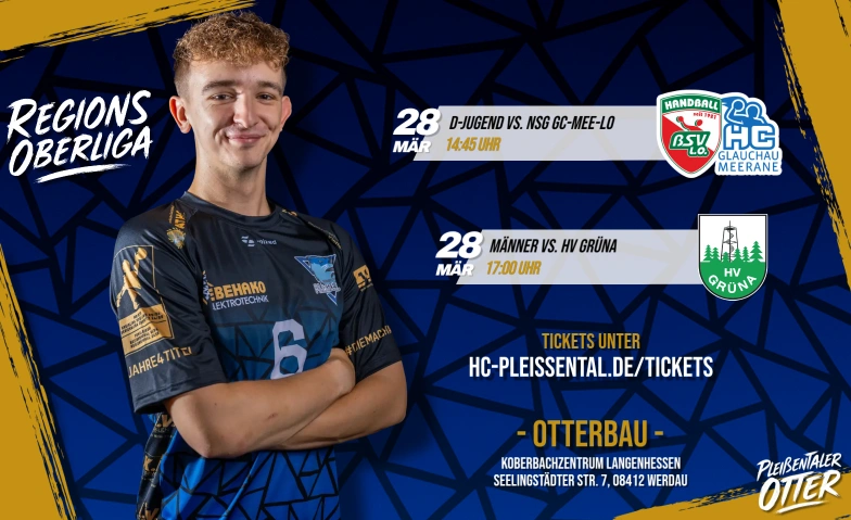 Vorletzter Heimspieltag der Plei&szlig;entaler Otter Otterbau, Seelingst&auml;dter Str. 7, 08412 Werdau Tickets