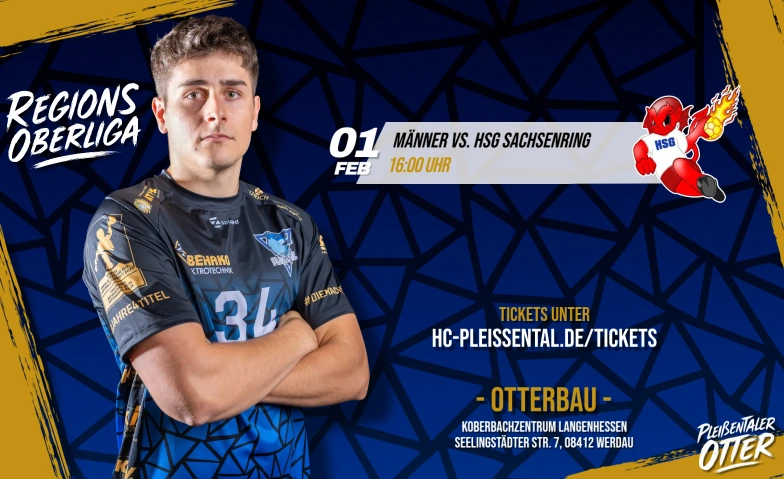 Heimspieltag im Plei&szlig;ental Otterbau, Seelingst&auml;dter Str. 7, 08412 Werdau Tickets