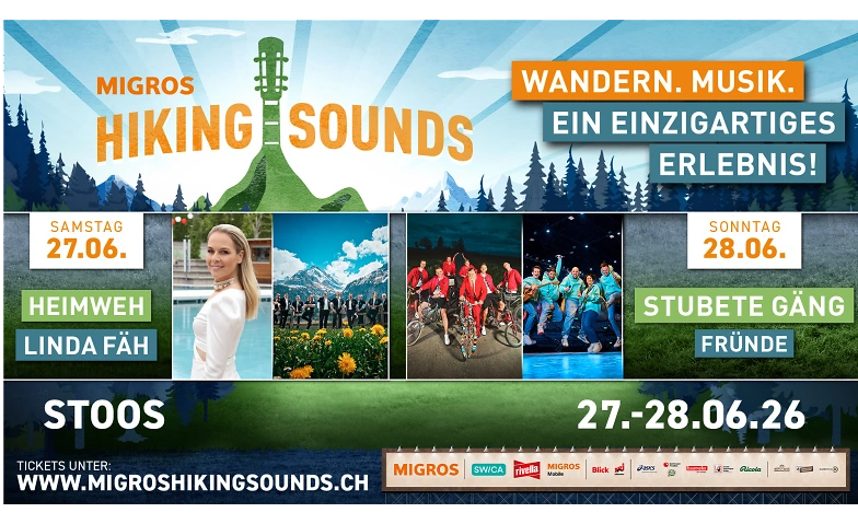 Das Wander- und Musikfestival in den Bergen Tickets