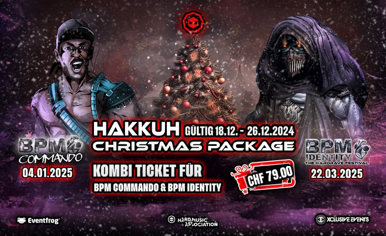 BPM Commando & BPM Identity Festival "Christmas Package" Alte Kaserne, Zürich & Komplex 457 Halle, Zürich, null, 8004 Zürich Billets