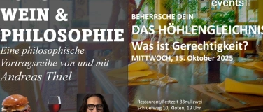Event-Image for 'BURGER WEIN & PHILOSOPHIE: WAS IST GERECHTIGKEIT?'