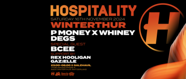 Event-Image for 'Hospitality, P Money X Whiney, Degs, Special Guest: BCee'