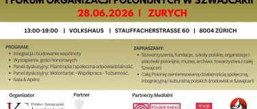 Event-Image for 'I Forum Organizacji Polonijnych w Szwajcarii 28.06.26'