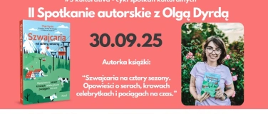 Event-Image for 'KULTURATIVA - II Spotkanie autorskie z Olgą Dyrdą'