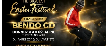 Event-Image for '&Uuml;16 EASTER FESTIVAL  &ndash; BENDO CD LIVE'