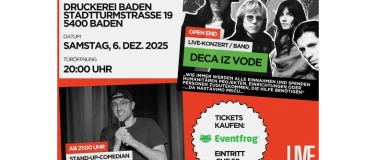 Event-Image for 'Sven Ivanić & Deca Iz Vode (EKV Tribute Band) live in Baden!'