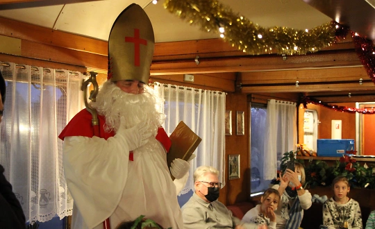 Sponsoring logo of Samichlaus -Dampffahrt an den Wiehnachtsmärit Huttwil event