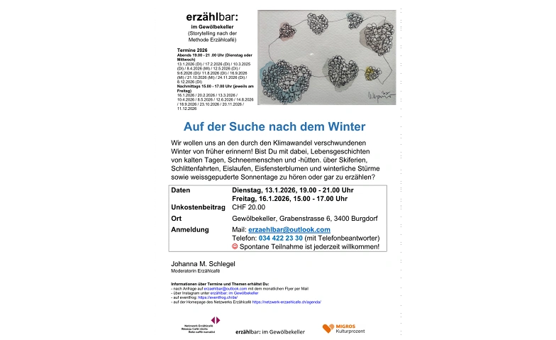 Event-Image for 'Erz&auml;hlcaf&eacute;: Auf der Suche nach dem Winter'