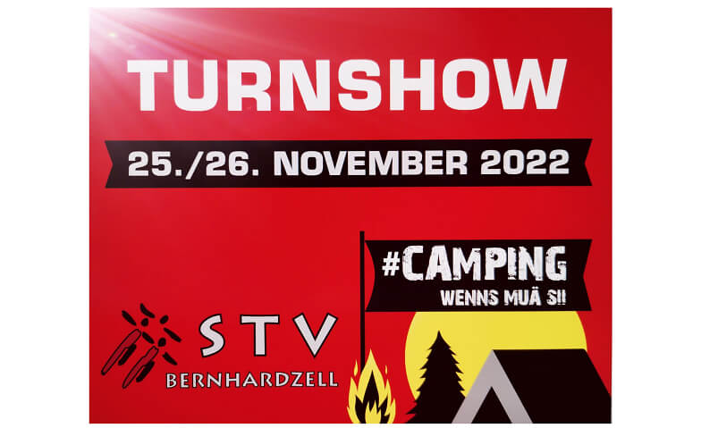 Turnshow STV Bernhardzell Fr. 25.11.2022 Mehrzweckhalle Bernhardzell, St. Gallerstrasse 34, 9304 Bernhardzell Tickets
