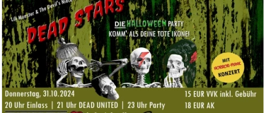 Event-Image for '"Dead Stars" DIE Halloween Party! LIVE: Dead United'