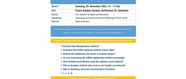 Event-Image for 'mRNA Inputreferat mit Diskussionsrunde'