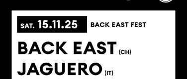 Event-Image for 'LIVE SESSION: BACK EAST FEST: BACK EAST, JAGUERO, CAGE'